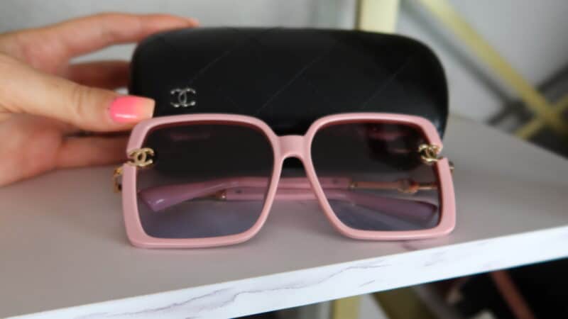Chanel Pink Sunglasses