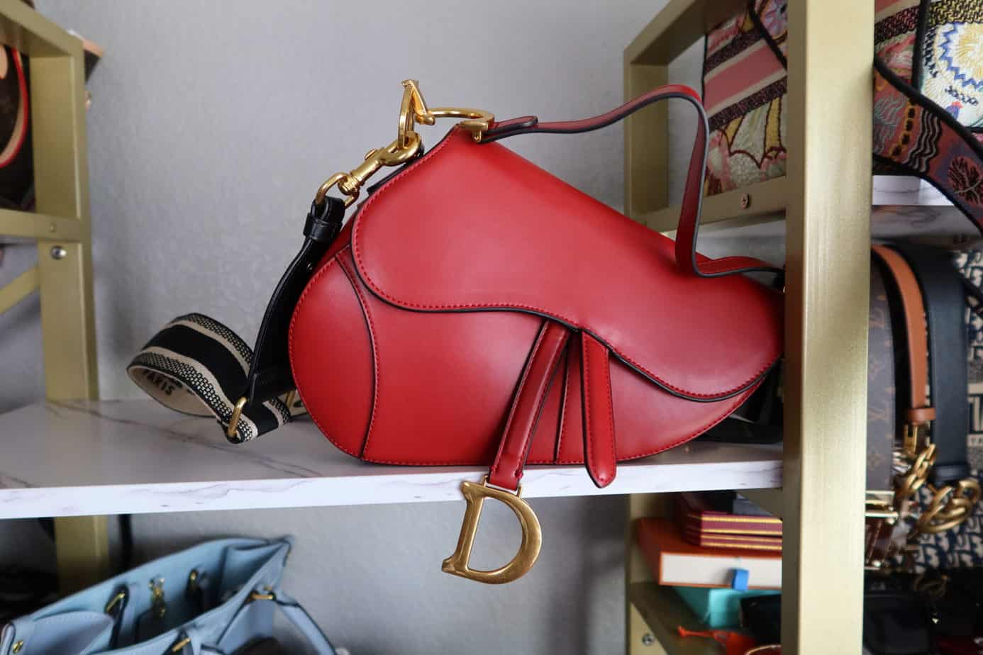 Dior Red Saddle