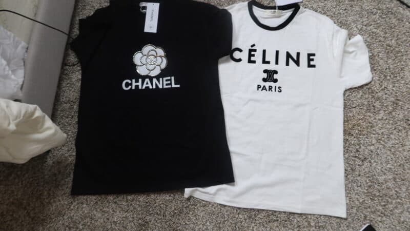 CHANEL AND CELINE TSHIRTS
